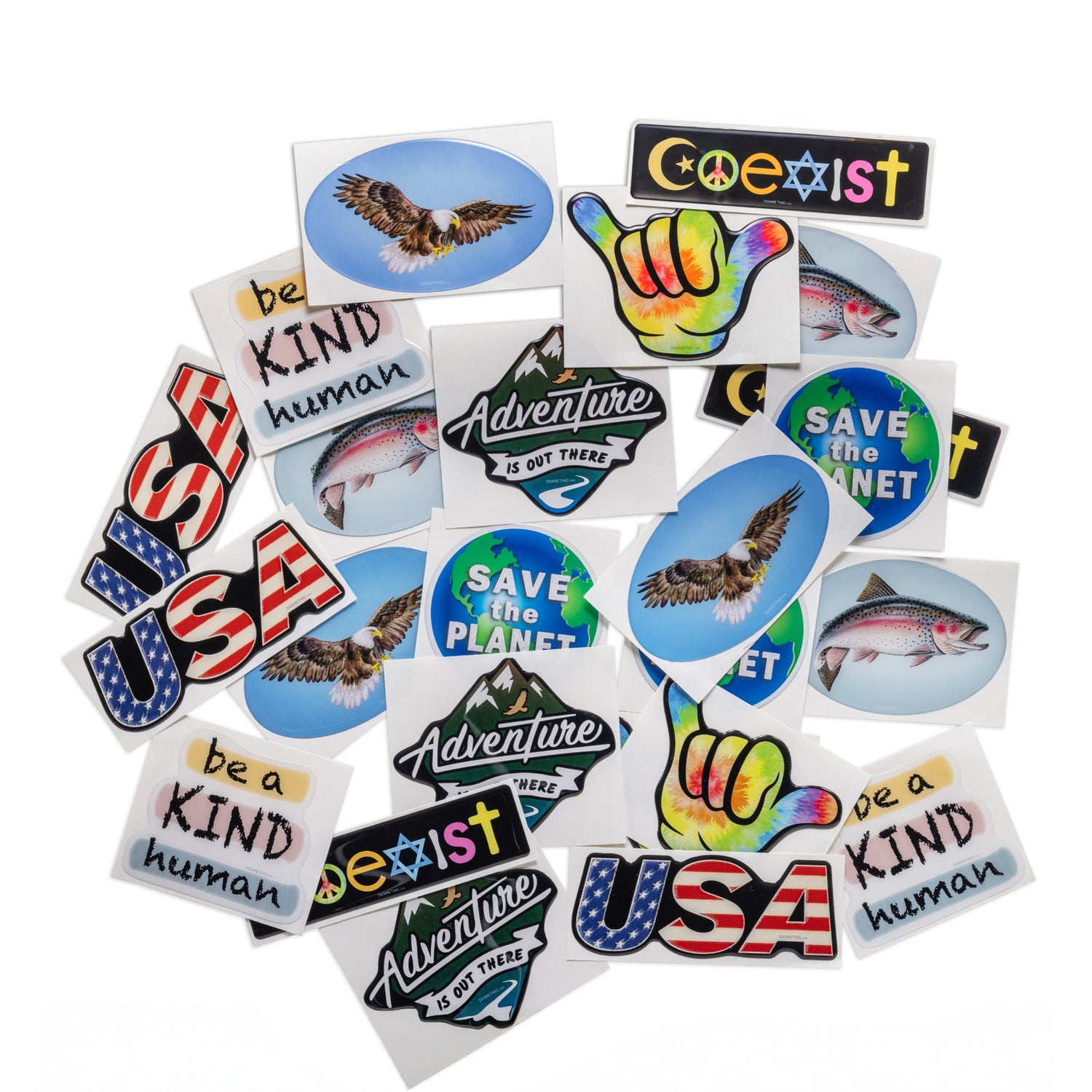 Car Bumper Bubble Stickers