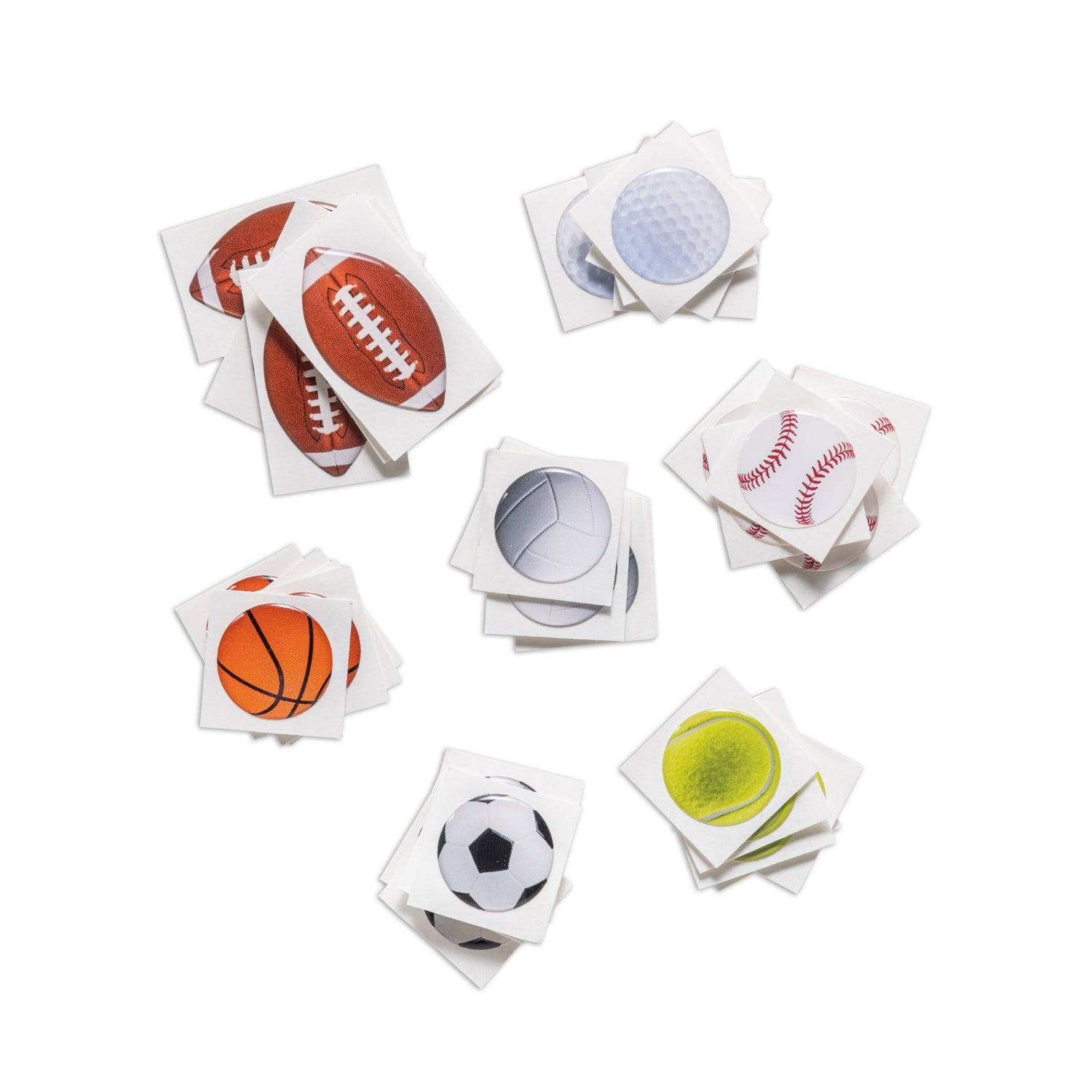 Sports Bubble Stickers