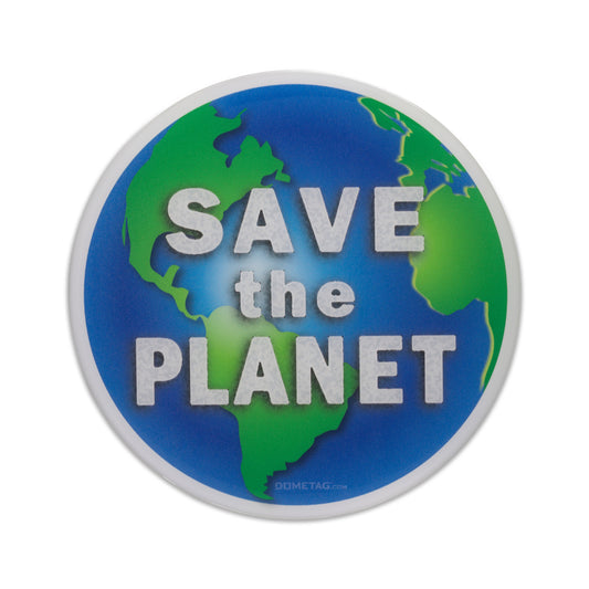 Save the Planet - Car Bumper Bubble Sticker