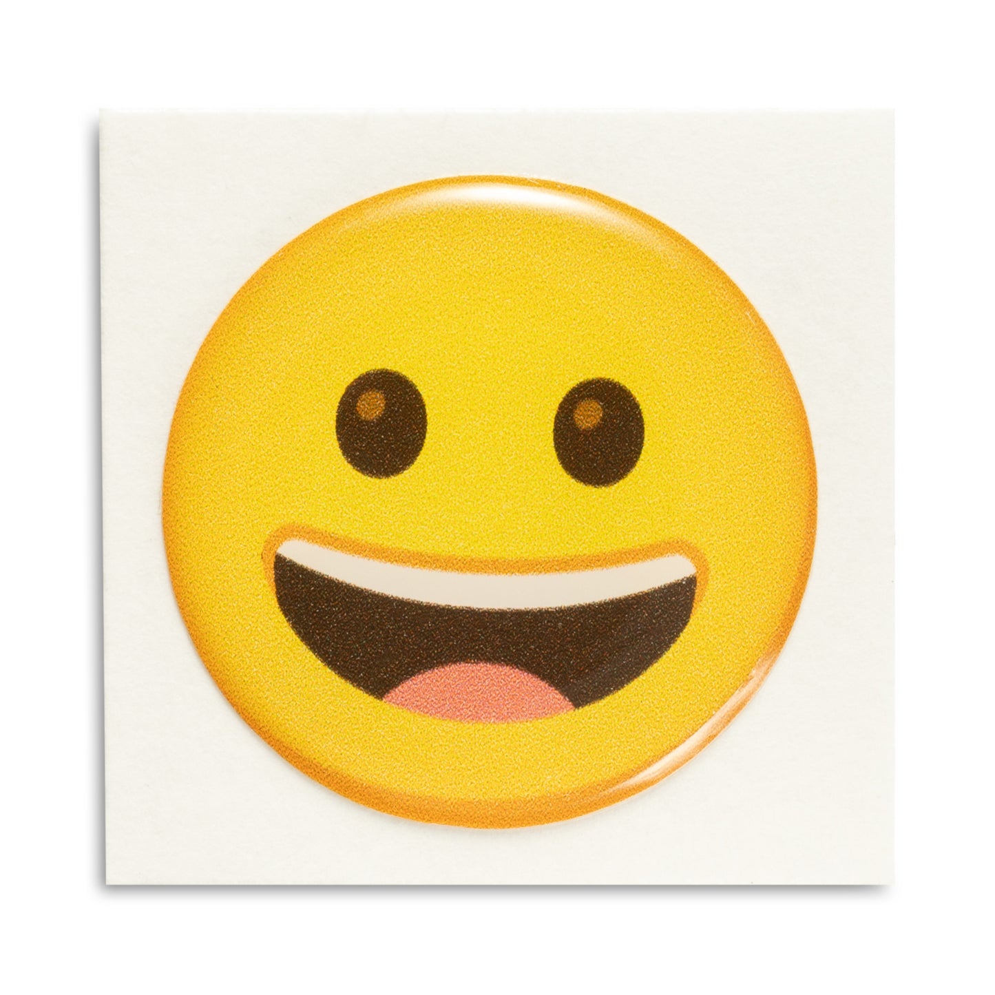 Grinning face - Emoji Bubble Sticker