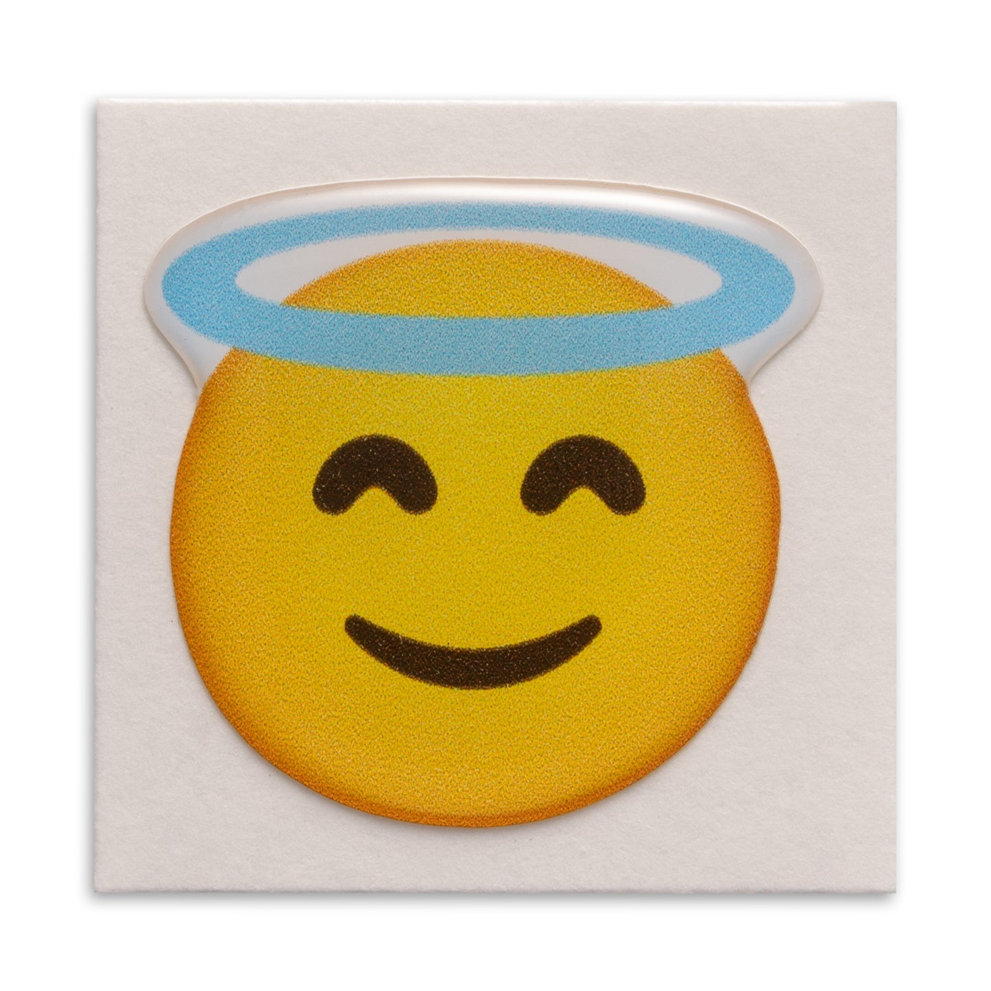 Smiling face with halo - Emoji Bubble Sticker
