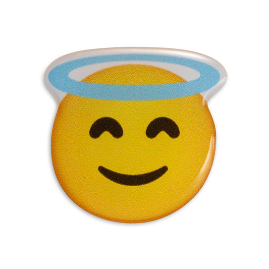 Smiling face with halo - Emoji Bubble Sticker