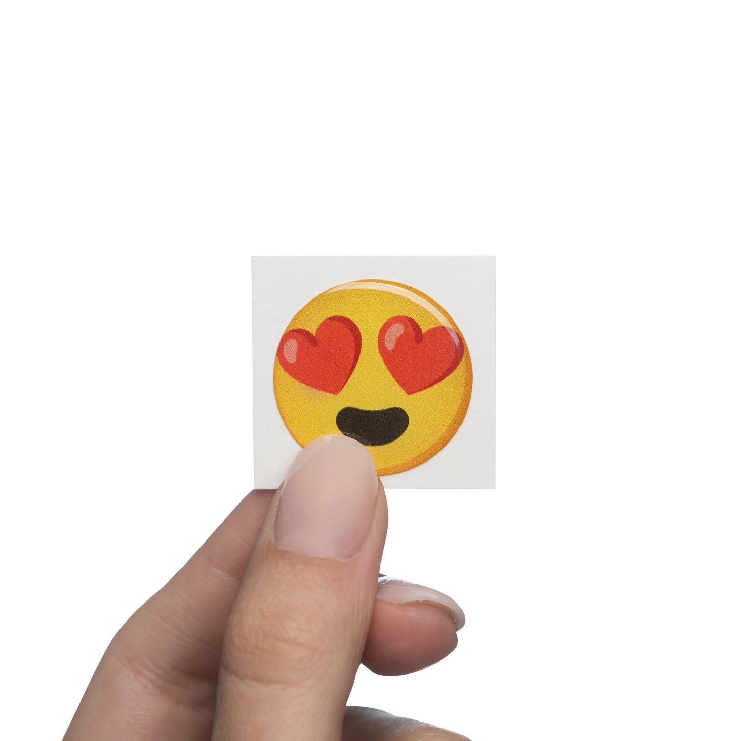 Smiling face with heart eyes - Emoji Bubble Sticker