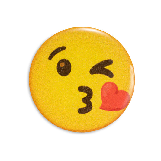 Face blowing kiss - Emoji Bubble Sticker