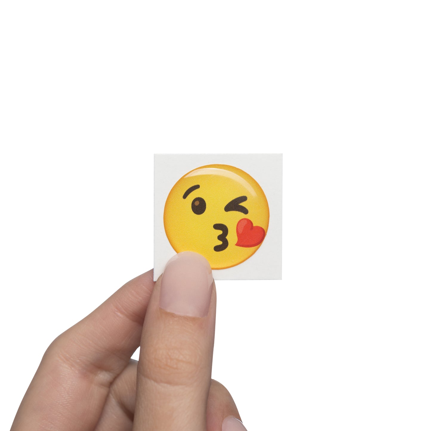 Face blowing kiss - Emoji Bubble Sticker