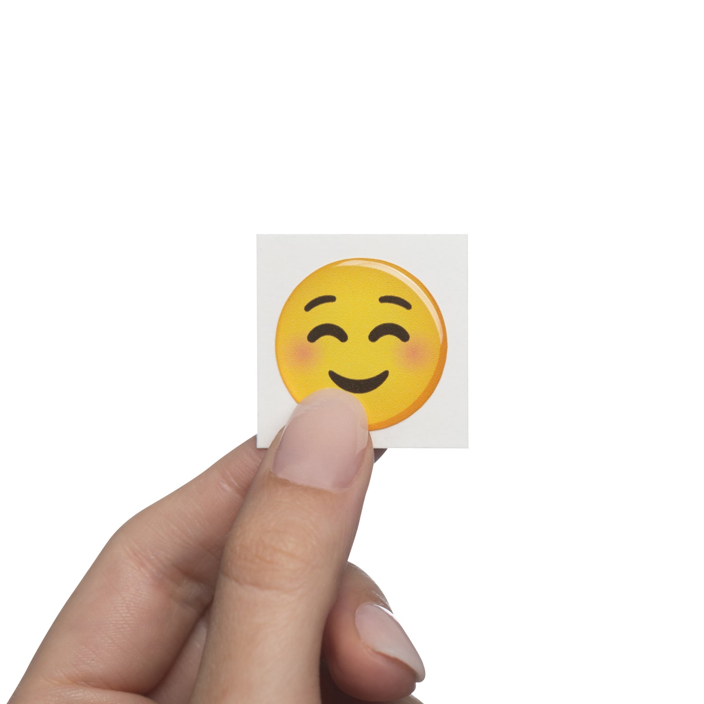 Smiling face - Emoji Bubble Sticker