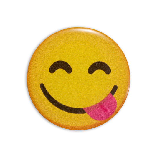 Face savoring food - Emoji Bubble Sticker