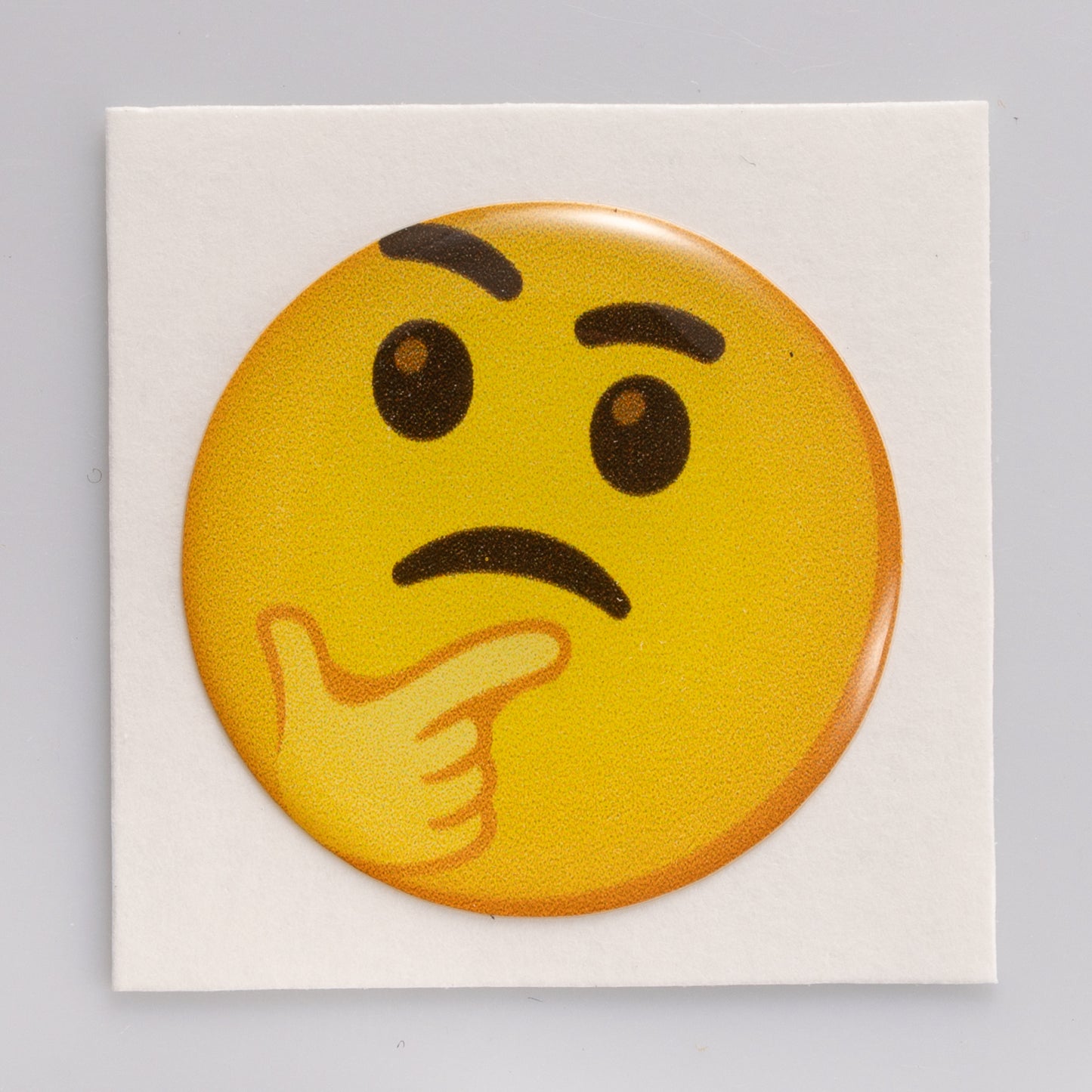 Thinking face - Emoji Bubble Sticker
