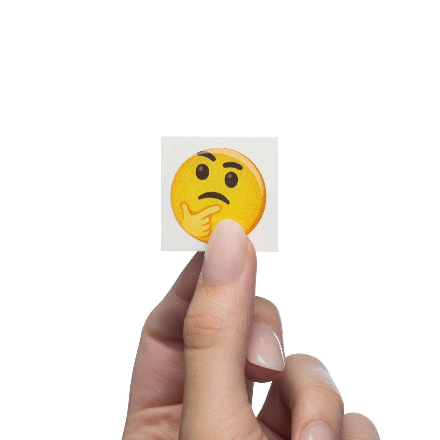 Thinking face - Emoji Bubble Sticker