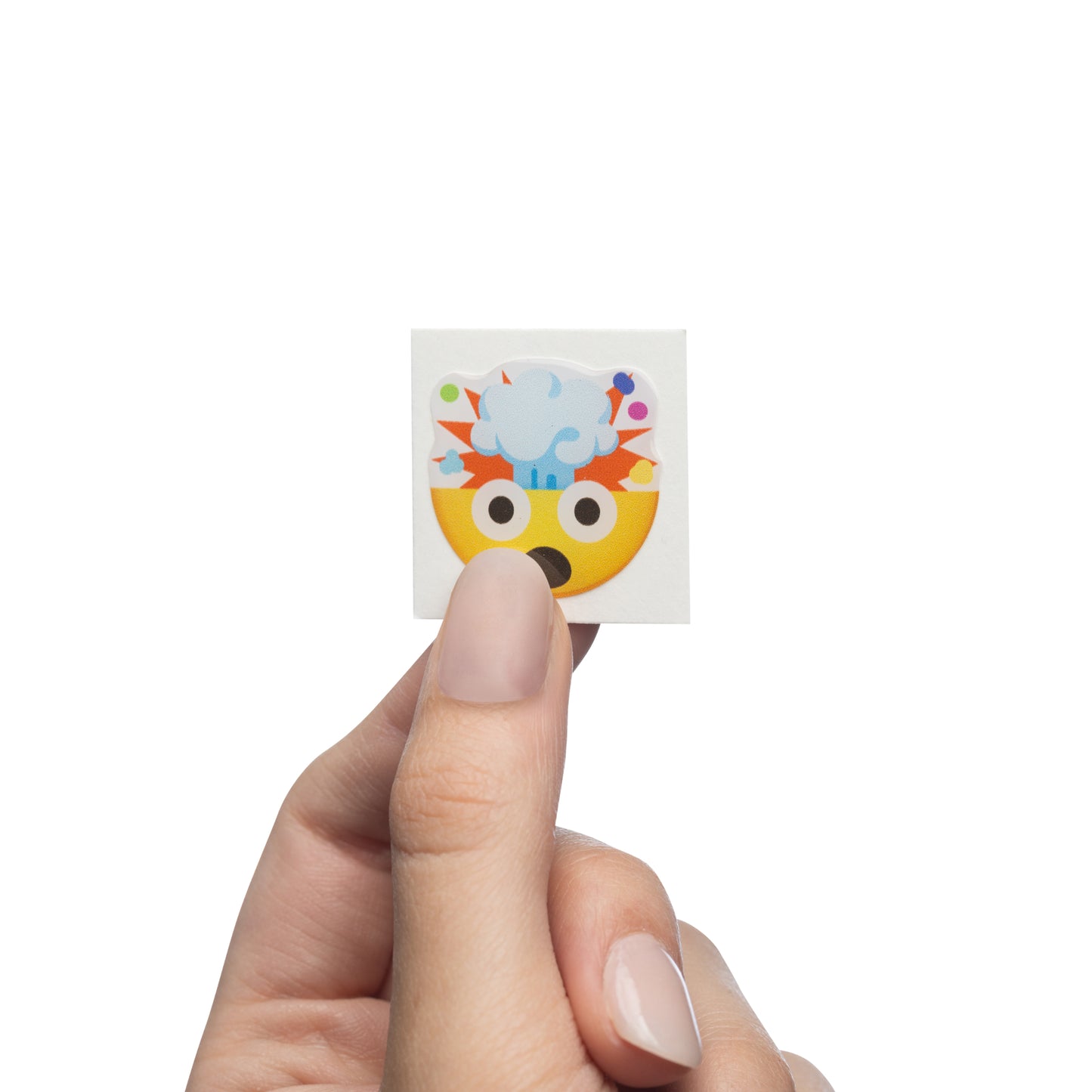 Exploding head - Emoji Bubble Sticker