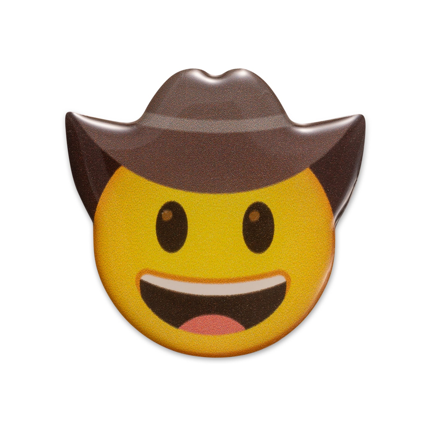 Cowboy hat face - Emoji Bubble Sticker