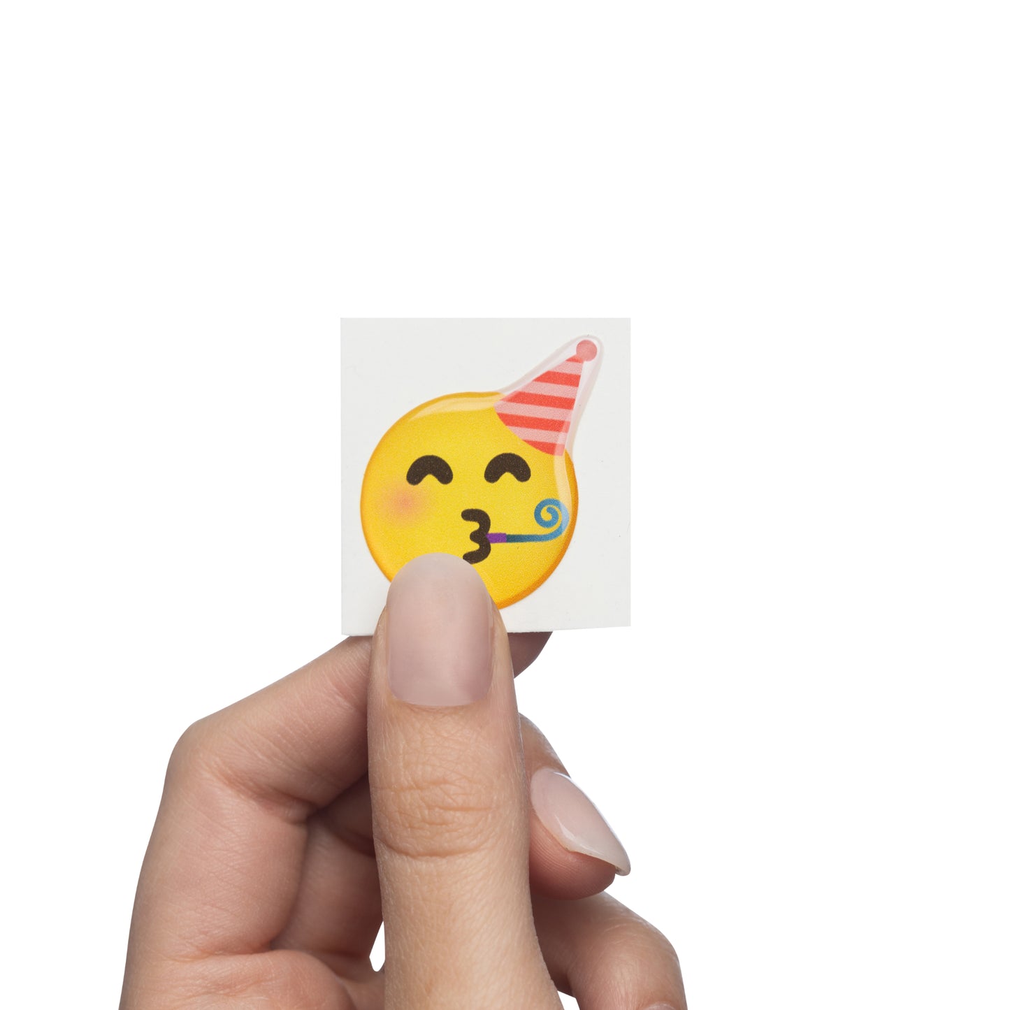 Partying Face - Emoji Bubble Sticker