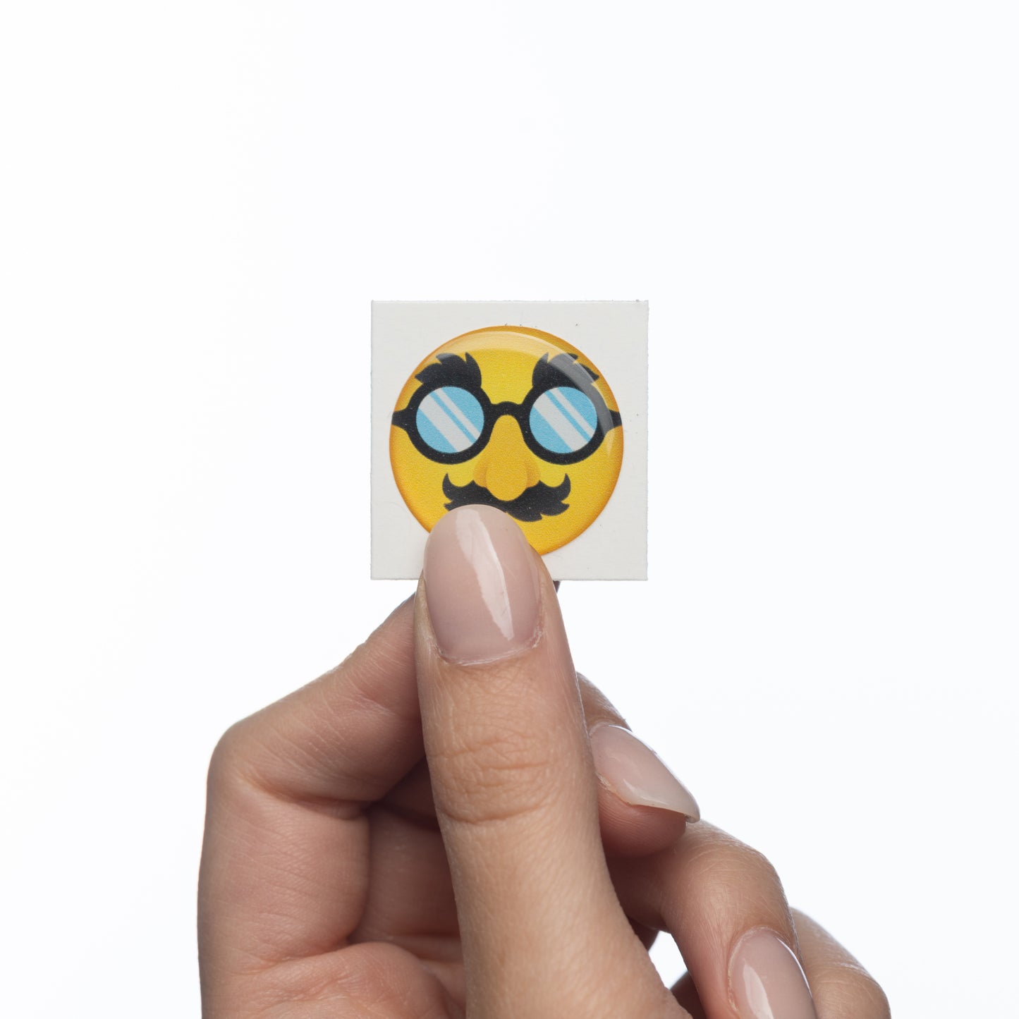 Disguised face - Emoji Bubble Sticker