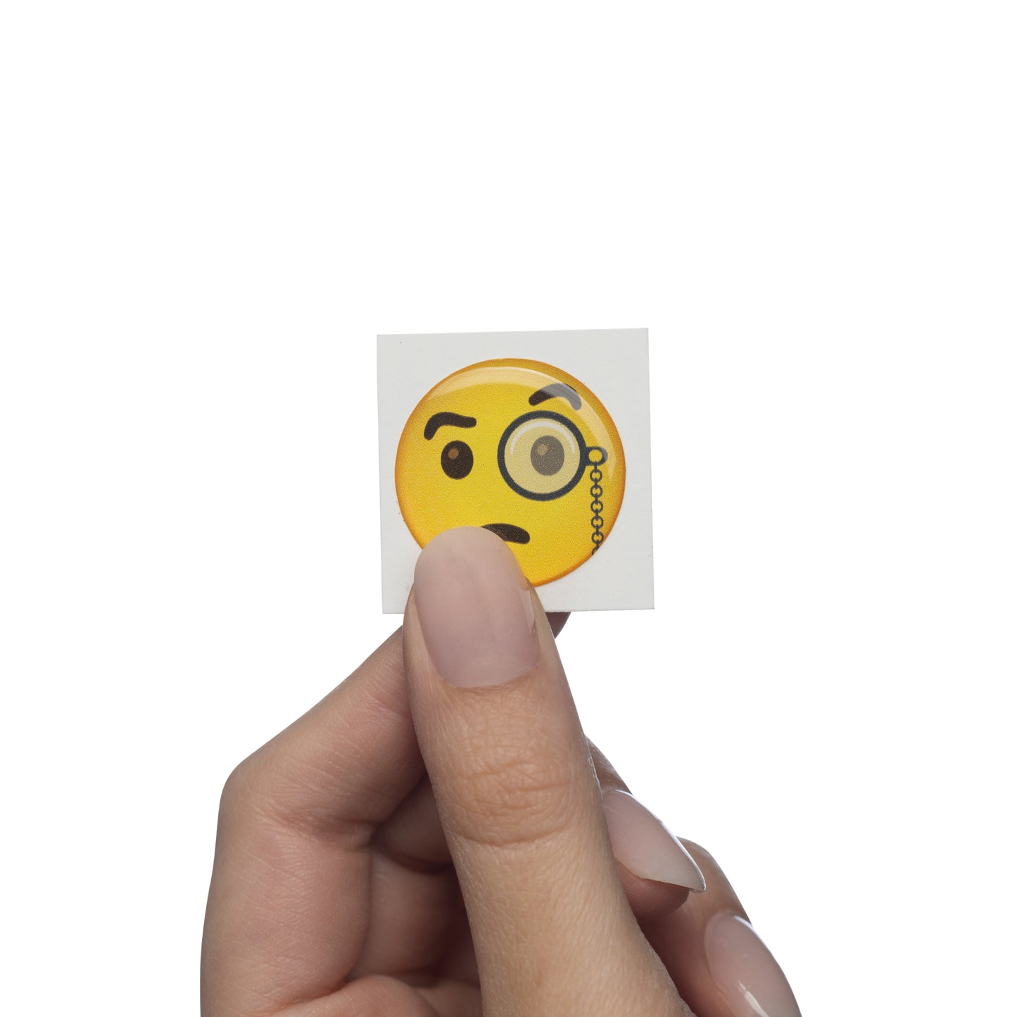 Face with monocle - Emoji Bubble Sticker