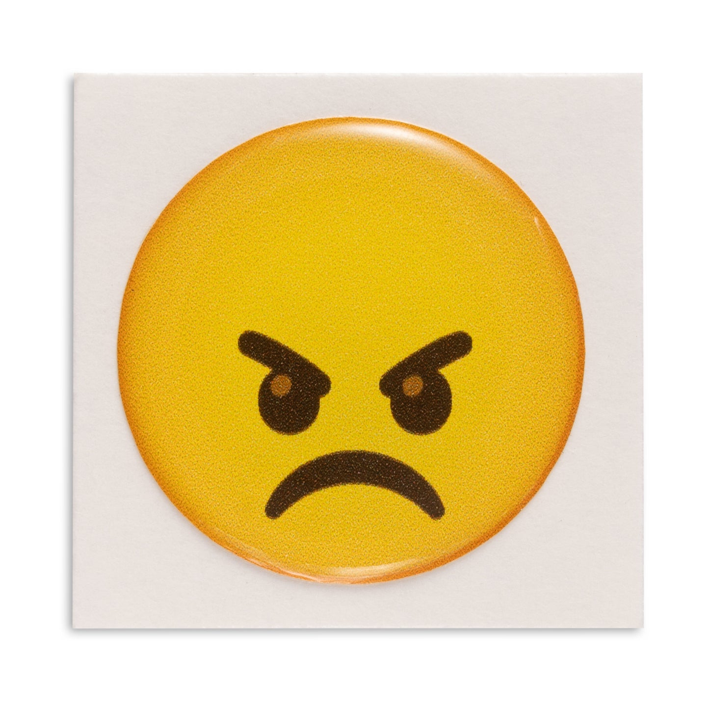 Angry face - Emoji Bubble Sticker