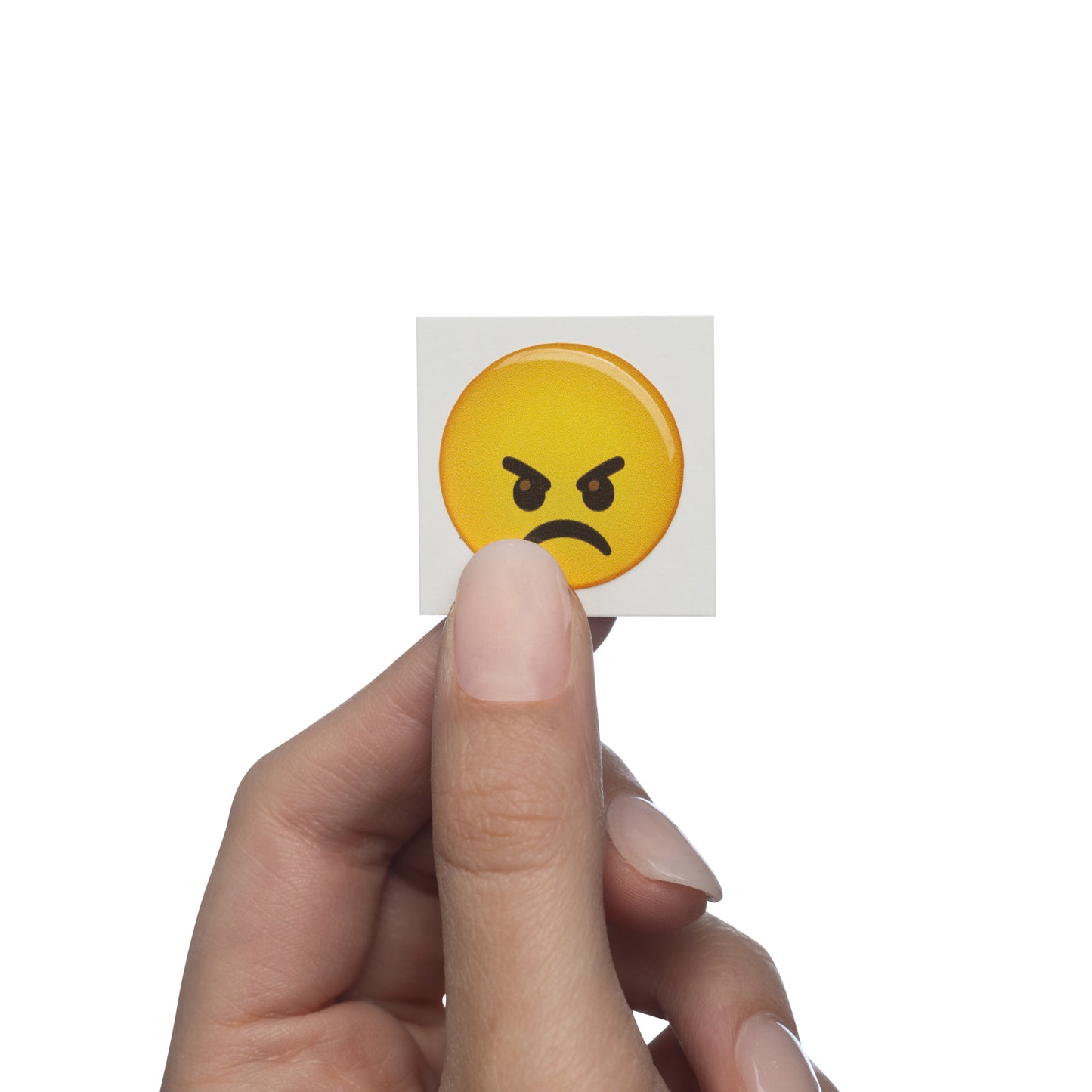 Angry face - Emoji Bubble Sticker