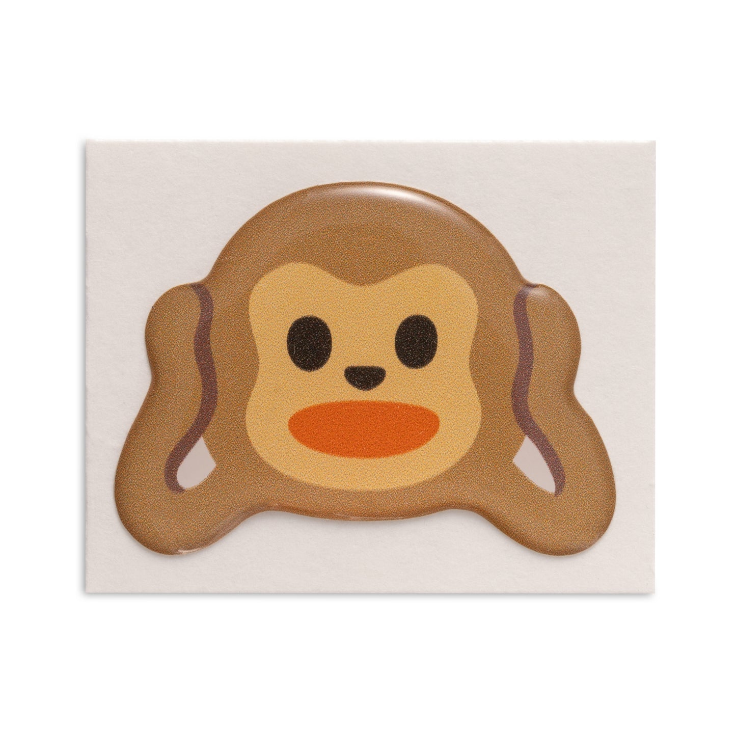 Hear no evil monkey - Emoji Bubble Sticker