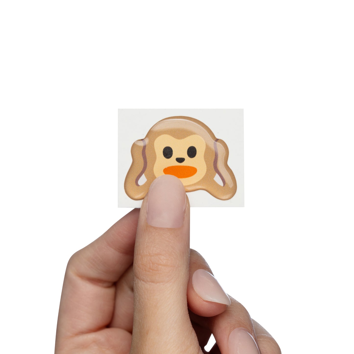 Hear no evil monkey - Emoji Bubble Sticker