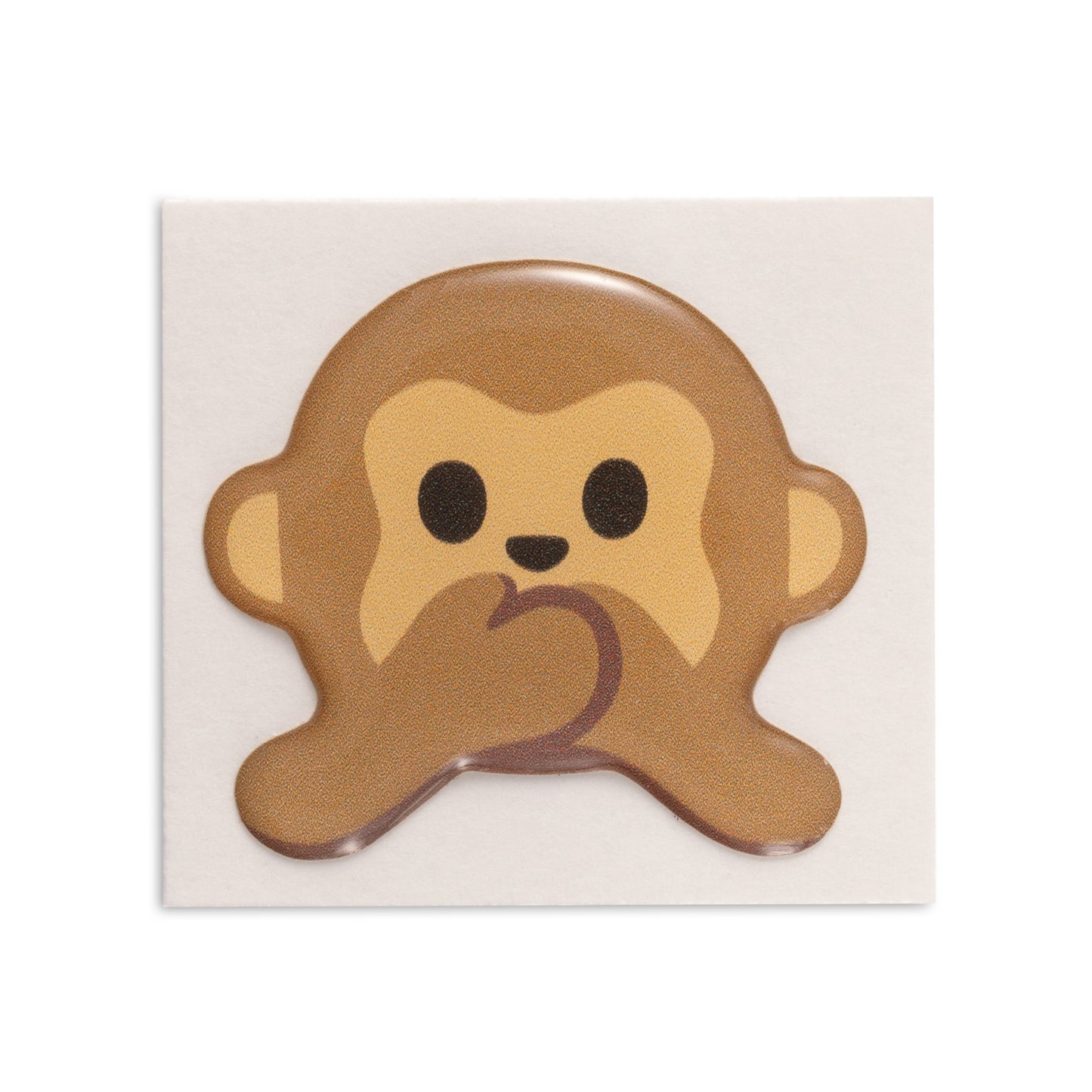 Speak no evil monkey - Emoji Bubble Sticker