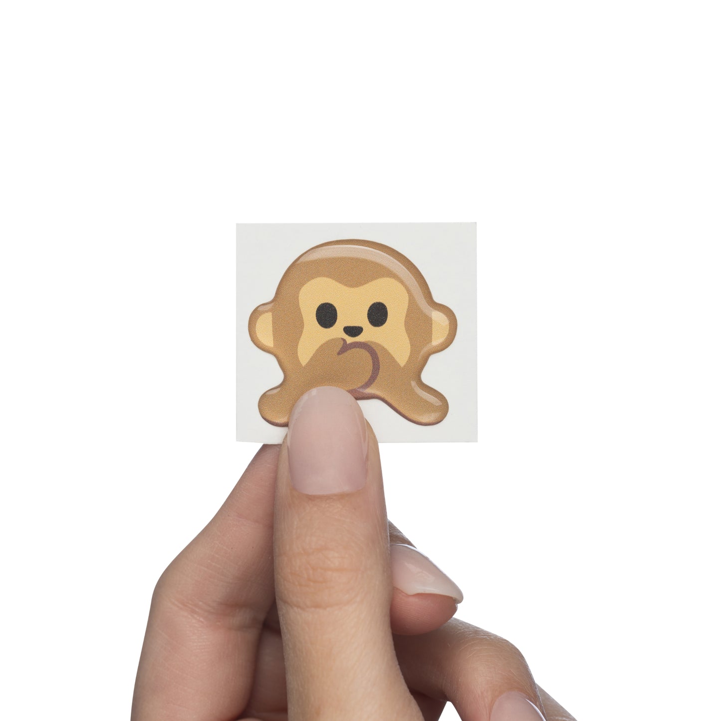 Speak no evil monkey - Emoji Bubble Sticker