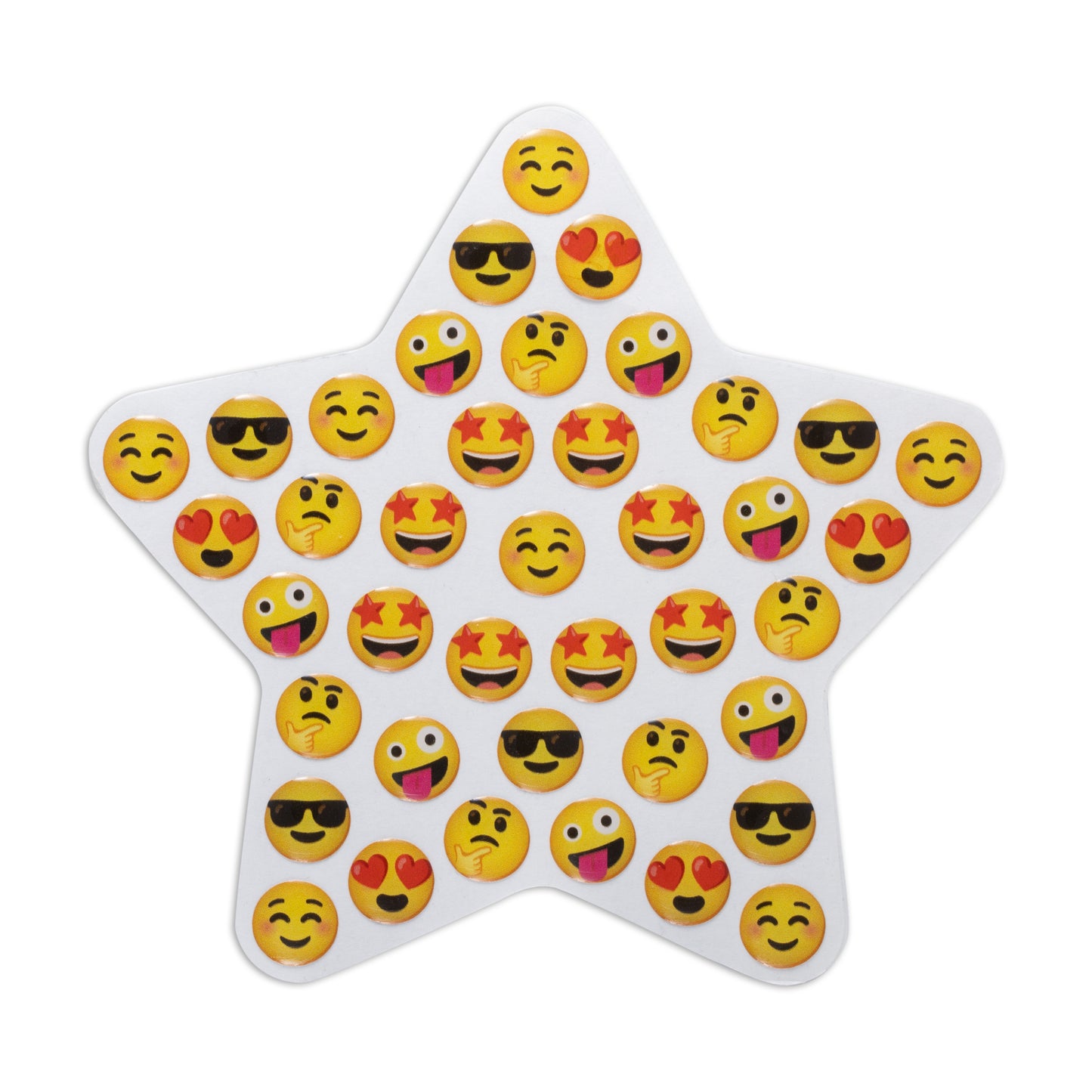 Emojis on star backer