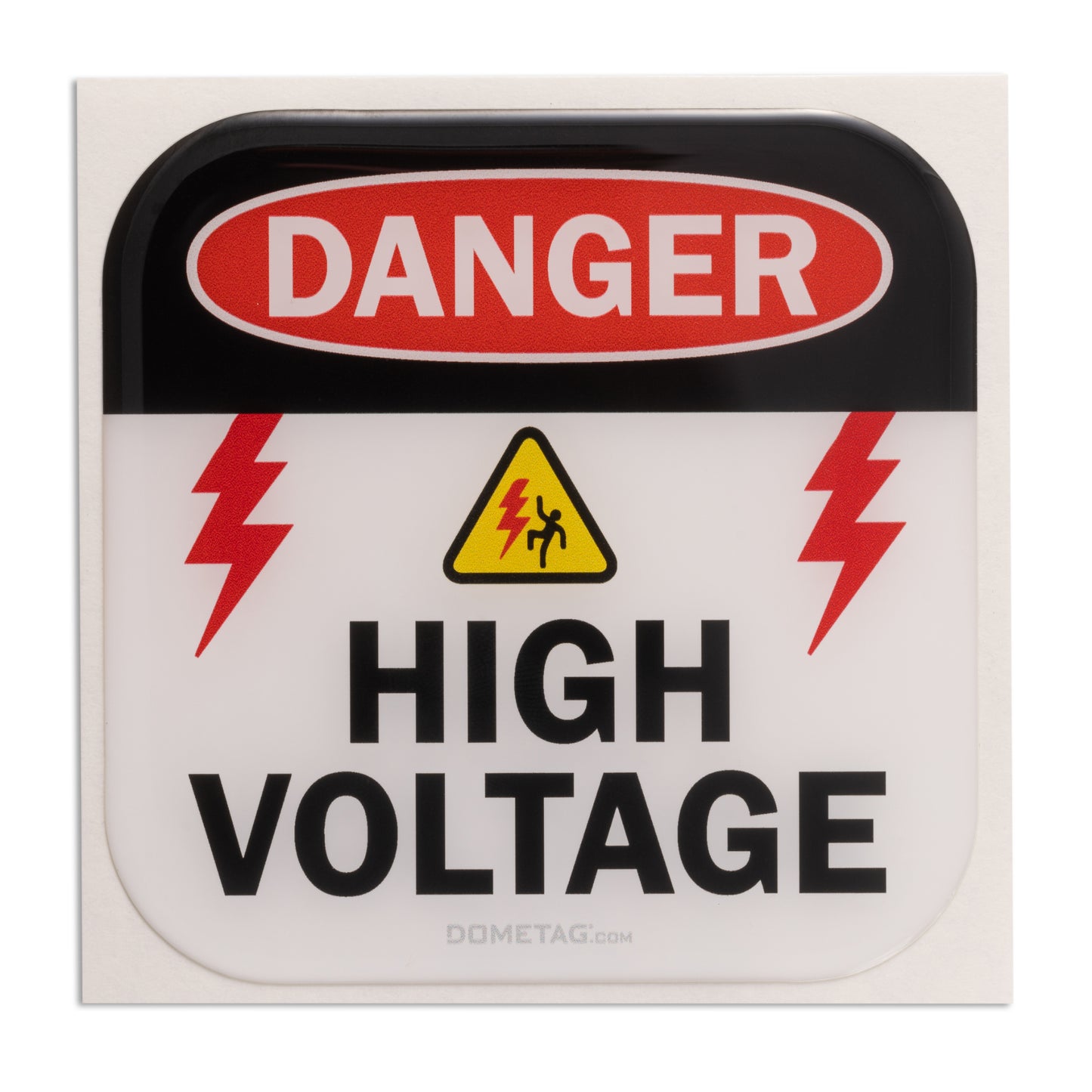 High Voltage - Info Bubble Sticker