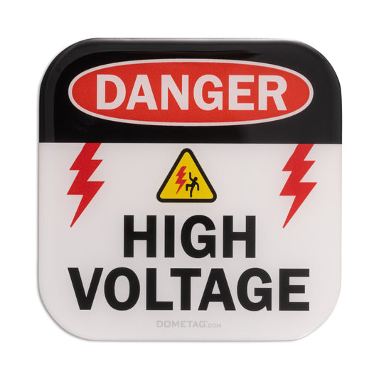 High Voltage - Info Bubble Sticker
