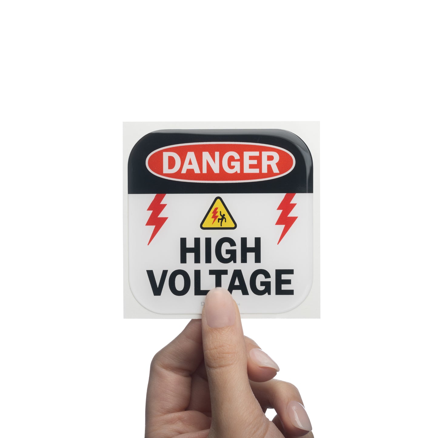 High Voltage - Info Bubble Sticker