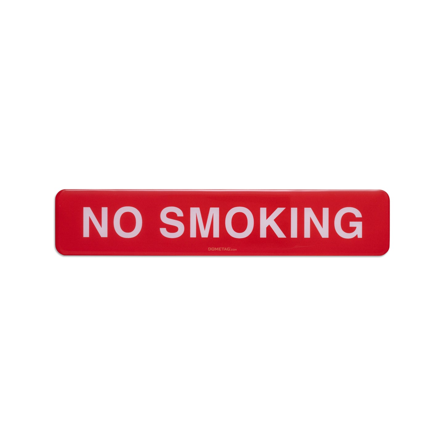 No Smoking 7.5x1.5 - Sign Bubble Sticker