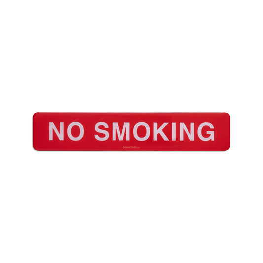 No Smoking 7.5x1.5 - Sign Bubble Sticker