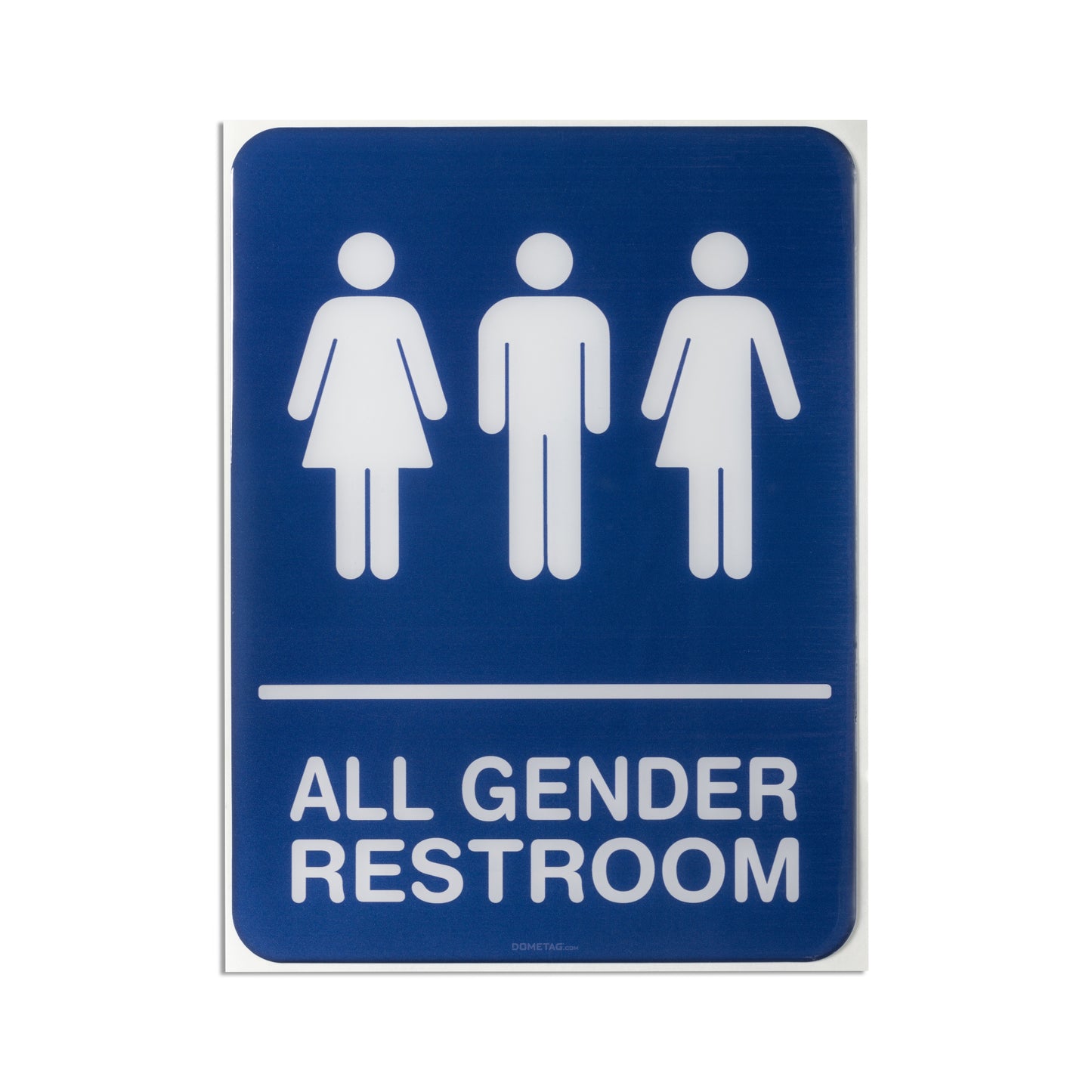 Restroom All Gender 6x8 - Sign Bubble Sticker
