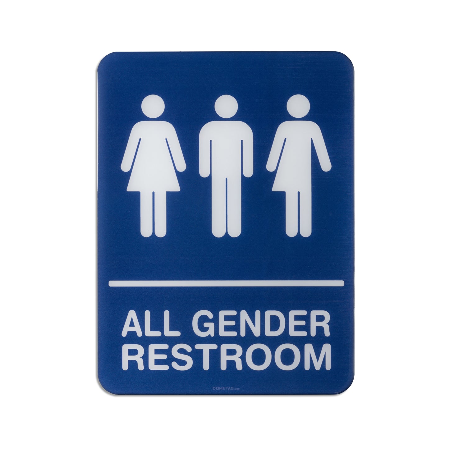 Restroom All Gender 6x8 - Sign Bubble Sticker