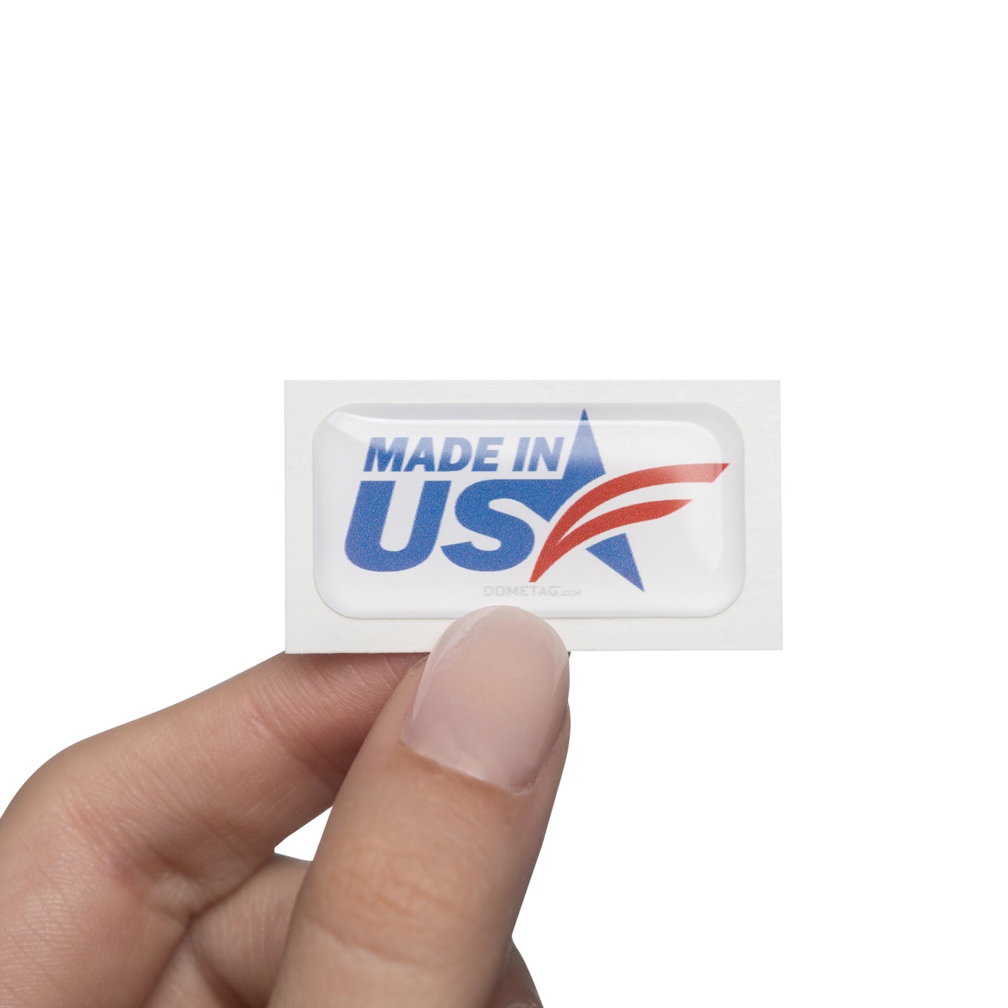 Made in USA Star 1.4x0.7 - USA Bubble Sticker