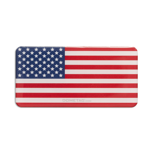 USA Flag 1.4x0.7 - USA Bubble Sticker