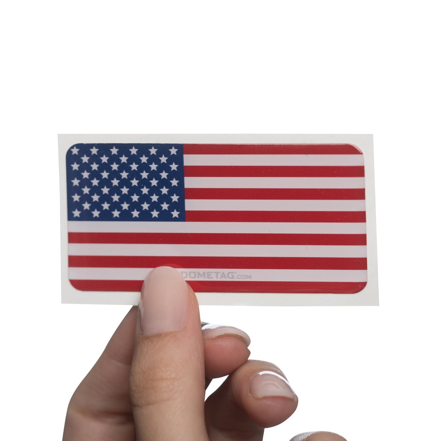 US Flag Map 2.8x1.4 - USA Bubble Sticker