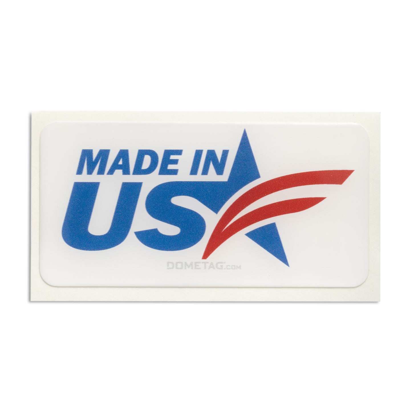 Made in USA Star 2.8x1.4 - USA Bubble Sticker