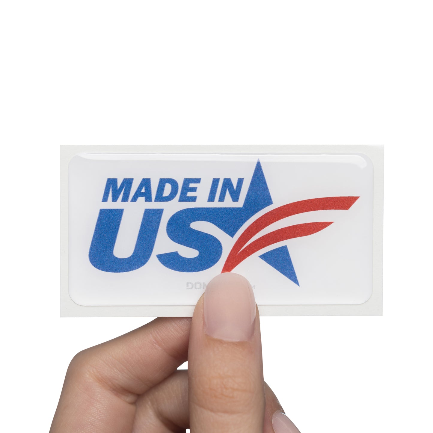 Made in USA Star 2.8x1.4 - USA Bubble Sticker