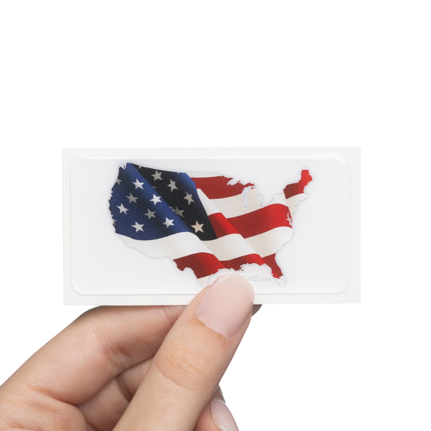 USA Flag 2.8x1.4 - USA Bubble Sticker