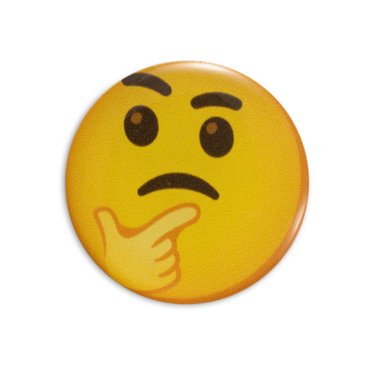 Thinking face - Emoji Bubble Sticker