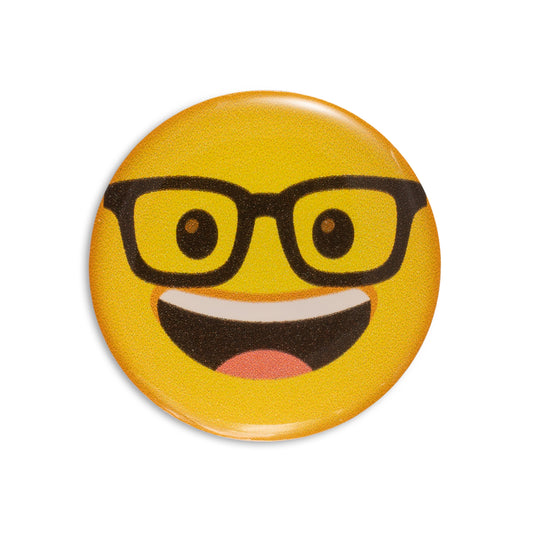 Nerd face - Emoji Bubble Sticker